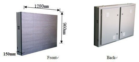 Дисплей водить ПОГРУЖЕНИЯ RGB полного цвета P20mm 10X4m видео- напольный изогнутый