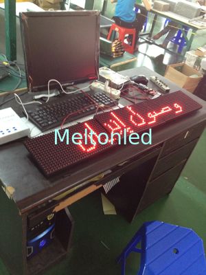 Знак СИД сообщения одиночной шины цвета Programmable Moving, красной дисплей P16 водить рекламой